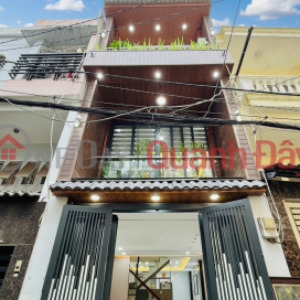 L1575 ️ cạnh CV Làng Hoa Gò Vấp, SHR, Vuông, HXH, 4 tầng, 3.5x12m, 5.x tỷ _0