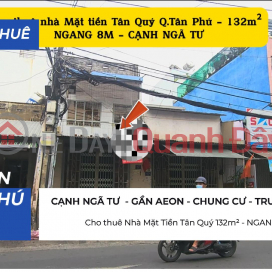 EXTREMELY RARE - House for rent on Tan Quy Street, 132m², 1 Floor - NEXT TO THE CROSSROAD _0