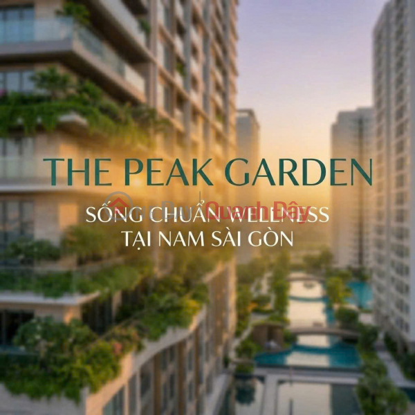 CĂN HỘ WELLNESS TẠI Q7 – KHÔNG GIAN SỐNG TINH CHỌN THE PEAK GARDEN GIÁ TỪ 75 triệu/m2, 15% KÍ HĐMB Niêm yết bán