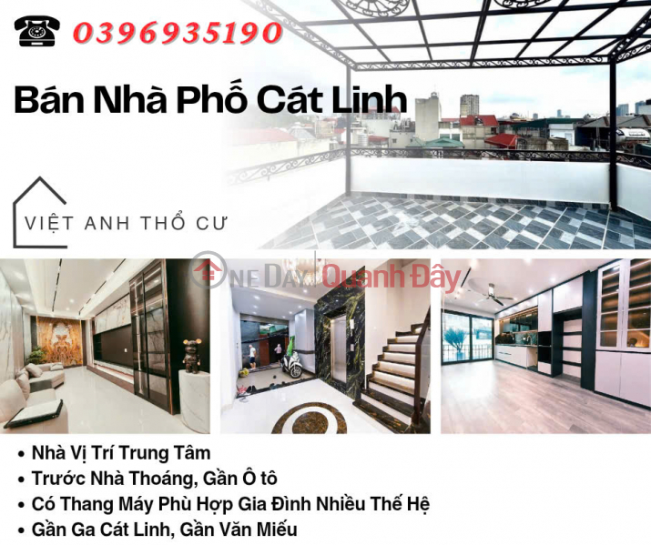 House for sale on Cat Linh Street, 41m2, Nong O To Alley, Full Furniture, Price: 13.68 Billion, Contact: 0396935190. Sales Listings