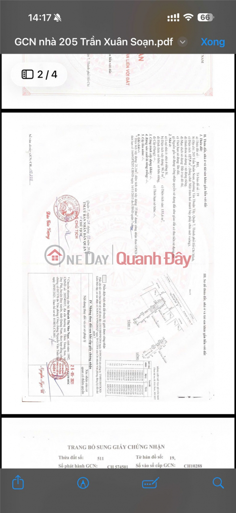 SỞ HỮU NGAY CĂN NHÀ MẶT TIỀN - CHÍNH CHỦ BÁN Tại 205, Đường Trần Xuân Soạn, Phường Tân Hưng, Quận 7 _0