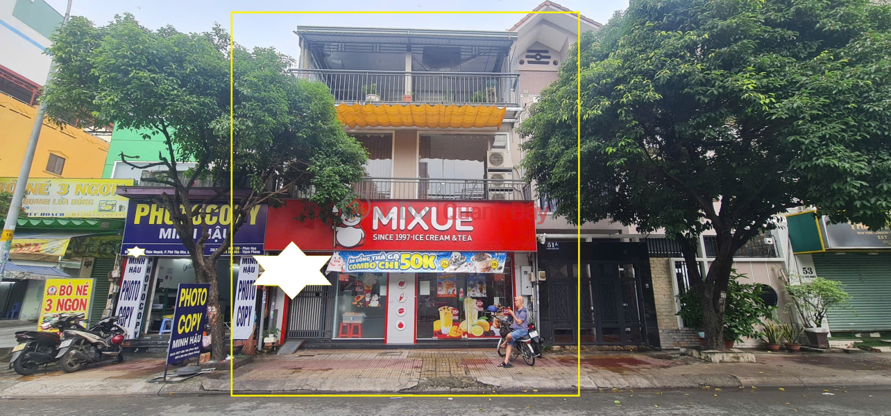 House for rent on Le Thuc Hoach street, 63m2, 7m wide Rental Listings