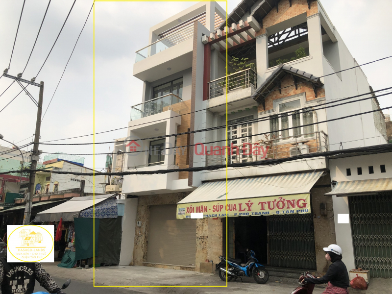 Property Search Vietnam | OneDay | Nhà ở Niêm yết cho thuê | Cho thuê nhà Mặt Tiền Thạch Lam 100m2, 3LẦU, 35Triệu,ĐỐI DIỆN trường TH
