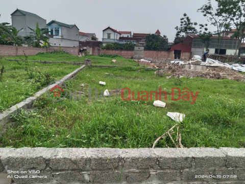 Urgent sale of subdivided land lot Auction area C Ngoc Liep - Quoc Oai 62m2 mt 5.5m ssgd _0