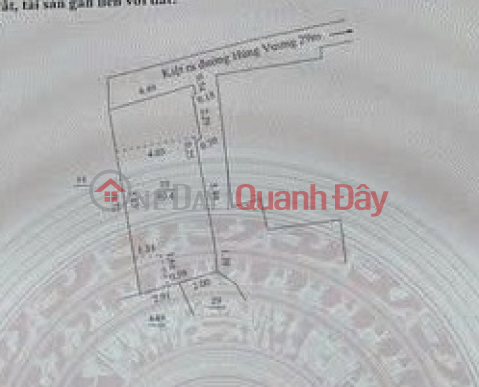 ► Corner plot with two open sides, 25m from Hung Vuong main road, right next to BIG C, 40m2, 2.65 billion VND _0
