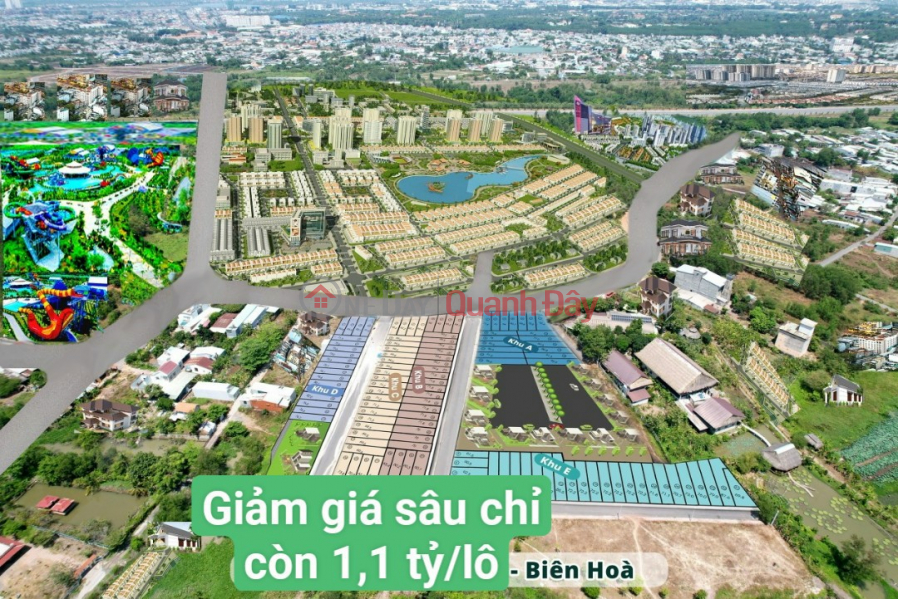 Urgent sale of land plot in Bien Hoa city, asphalt road, full residential area Vietnam, Sales | đ 1.33 Billion