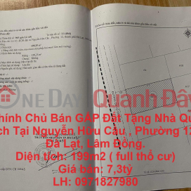 Chính Chủ Bán GẤP Đất Tặng Nhà Quy Hoạch Tại TP Đà Lạt ,Lâm Đồng _0