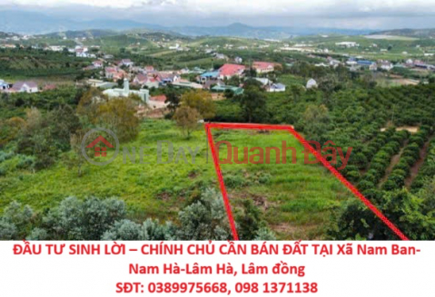 PROFITABLE INVESTMENT – OWNER NEEDS TO SELL LAND IN NAM BAN COMMUNE, NAM HA DISTRICT, LAM DONG PROVINCE _0