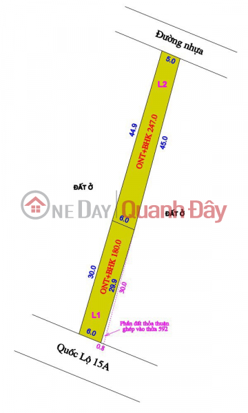 Property Search Vietnam | OneDay | Nhà ở Niêm yết bán ĐẤT ĐẸP – GIÁ TỐT- Chính Chủ Cần Bán 2 Lô QL 15A Tại Ngọc Lặc, Thanh Hóa.