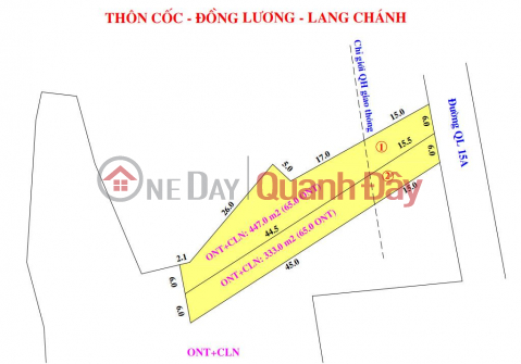 BEAUTIFUL LAND - GOOD PRICE - OWNERS SELL 2 TIMES OF LAND LOT AT Dong Luong, Lang Chanh, Thanh Hoa _0