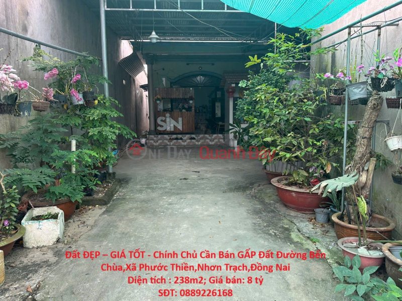 Đất ĐẸP – GIÁ TỐT - Chính Chủ Cần Bán GẤP Đất Đường Bến Chùa,Xã Phước Thiền,Nhơn Trạch,Đồng Nai Niêm yết bán