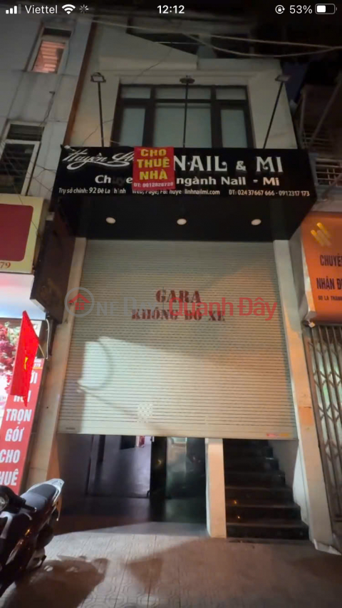Cho thuê nhà phố kinh doanh nguyên căn 7 tầng 92 La Thành , Ô Chợ Dừa , Đống Đa , Hà Nội _0