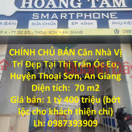 FOR SALE House with Good Location In Oc Eo Town, Thoai Son District, An Giang _0