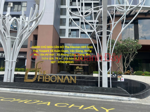 CHÍNH CHỦ BÁN CĂN HỘ The Fibonan KĐT Sinh Thái Ecopark Xã Xuân Quan, Văn Giang, Hưng Yên. _0