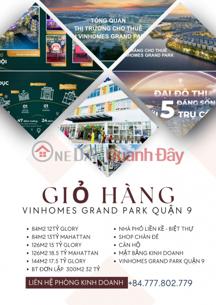 Property Search Vietnam | OneDay | Residential | Rental Listings Update the stock of Vinhomes Grand Park Townhouses for rent at the best prices Shopping cart for townhouse rentals