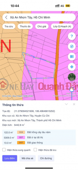 ĐẤT ĐẸP – GIÁ TỐT–CẦN BÁN ĐẤT 3 MẶT TIỀN TẠI Đường Đào Thị Thơm, Xã An Nhơn Tây, Củ Chi, TP.HCM, Việt Nam Bán đ 13,5 tỷ