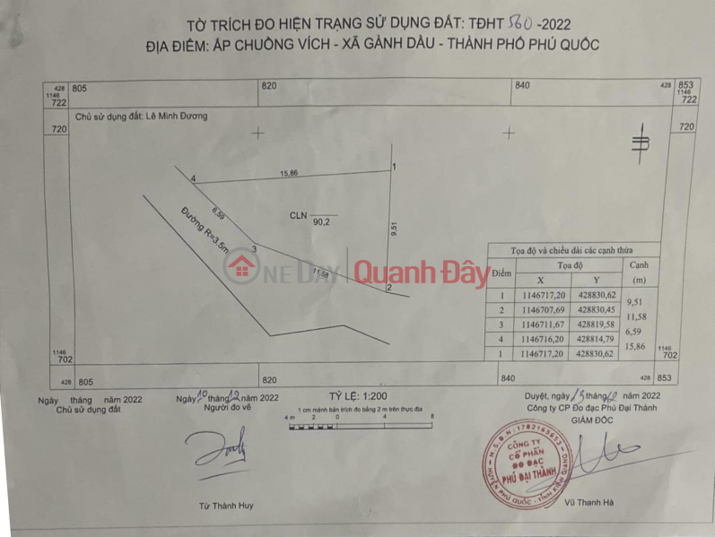 The owner needs to quickly sell a beautiful plot of land in Chuong Vich hamlet, Ganh Dau commune, Phu Quoc city, Kien Giang. Sales Listings