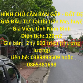 INVESTMENT PRICE IN Me Town, Gia Vien, FOR IMMEDIATE SALE - BEAUTIFUL LAND _0