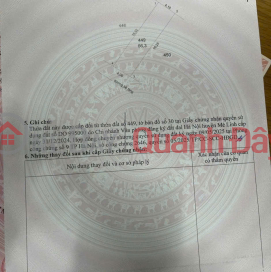 Bán đất tổ 3, Chi Đông, Mê Linh. Gần khu công nghiệp Quang Minh và chợ Đình Chi Đông _0