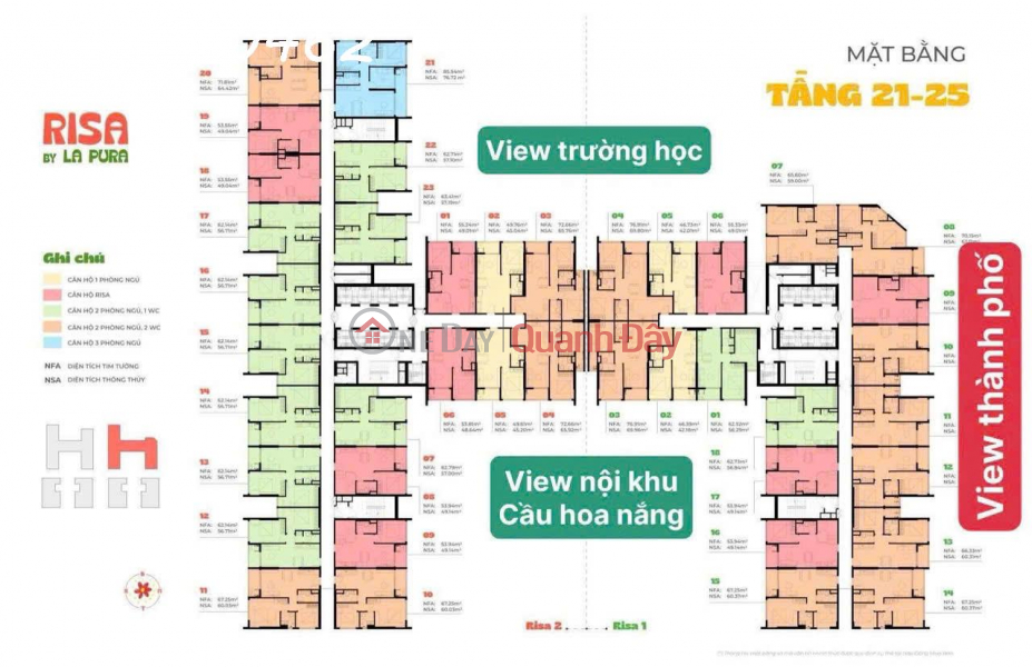 đ 46 triệu, Chỉ cần thanh toán 400 triệu sỡ hữu ngay căn hộ cao cấp tại La Pura