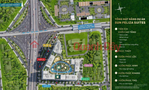 Bán gấp căn hộ chung cư 80.7 m2 Tòa F2 - Sun Feliza Suites, Cầu Giấy - Vị trí kim cương _0