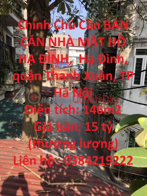The owner needs to sell HOUSE HA DINH HOUSE, AN ANGLE LOT 3 OUTSIDE _0