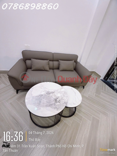 đ 4,65 tỷ BÁN NHÀ MỚI ĐẸP HẺM 31 ĐƯỜNG NGUYỄN THỊ XIẾU, PHƯỜNG TÂN THUẬN TÂY, QUẬN 7