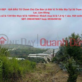 SUPER BEAUTIFUL LAND - INVESTMENT PRICE Owner Needs to Sell a Land Lot in a Prime Location in Tram Hanh Commune, Da Lat, Lam Dong _0