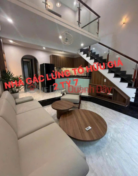 HOUSE FOR SALE WITH MEZZANINE FLOOR, ALLEY 15 TO HUU STREET, NEAR NGUYEN LUONG BANG STREET – CITY CENTER, PRIME LOCATION _0