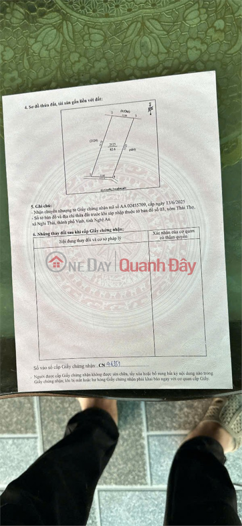 PRIME LAND – GOOD PRICE – OWNER SELLING Located at Le Viet Thuat Street, Nghi Thai Ward, Vinh City, Nghe An Province _0