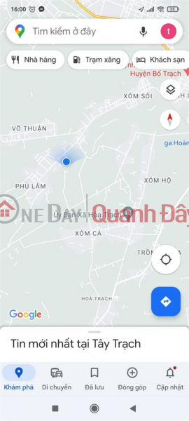 CHÍNH CHỦ CẦN BÁN GẤP Lô Đất Đẹp Vị Trí Tại Xã Tây Trạch, Huyện Bố Trạch, Quảng Bình Niêm yết bán