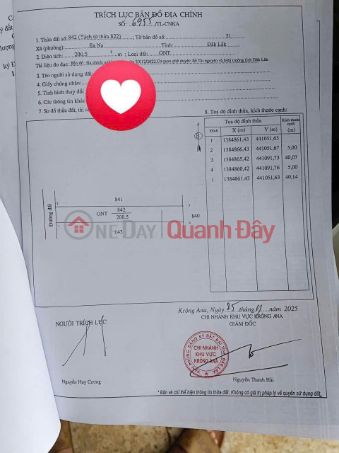 ĐẤT ĐẸP- GIÁ TỐT CẦN BÁN NHANH lô đất tại Krong Ana tỉnh Đăk lăk _0