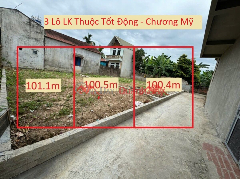 CHÍNH CHỦ CẦN BÁN LÔ ĐẤT 101,1M TẠI QUẢNG BỊ-CHƯƠNG MỸ-HÀ NỘI Niêm yết bán