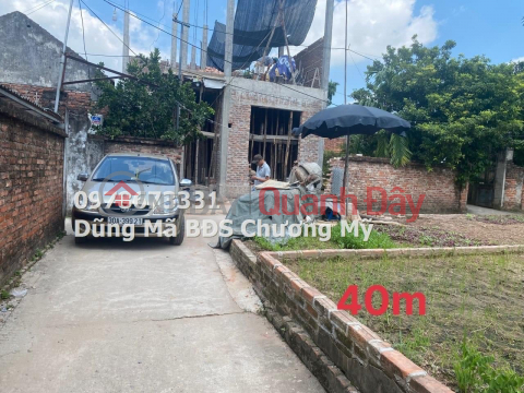 PRICE ONLY 1TY3 TO OWN 40M LAND LOT IN THUY HUONG-CHUONG MY _0