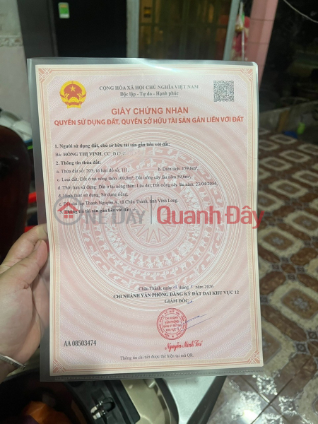OWNER SELLING HOUSE ON NATIONAL HIGHWAY 54, CHAU THANH DISTRICT, TRA VINH CITY – CONVENIENT FOR BUSINESS AND TRADE Sales Listings