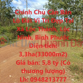 Owner Needs to Sell Land Lot with Beautiful Location in Loc Thanh Commune, Loc Ninh, Binh Phuoc _0