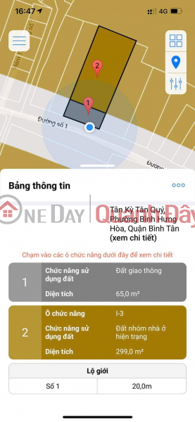 Property Search Vietnam | OneDay | Nhà ở Niêm yết bán Nhà mặt tiền đường số 1, Bình Tân, 364m2, đang nợ ngân hàng, giảm sâu từ 26 tỷ xuống 18 tỷ