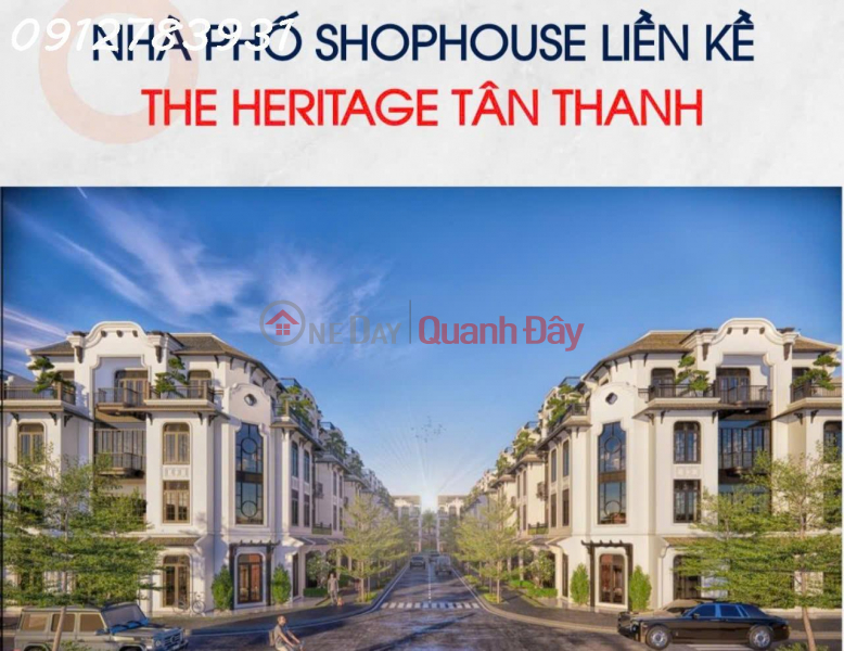 Chính thức nhận booking dự an HERITAGE thị trấn Tân Thanh trung tâm hành chính huyện Thanh Liêm,tỉnh Hà Nam, Việt Nam | Bán đ 1,8 tỷ