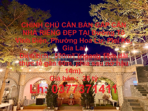 OWNER NEEDS TO SELL BEAUTIFUL PRIVATE HOUSE URGENTLY AT To Vinh Dien Street, Hoa Lu Ward, Plei Ku, Gia Lai _0