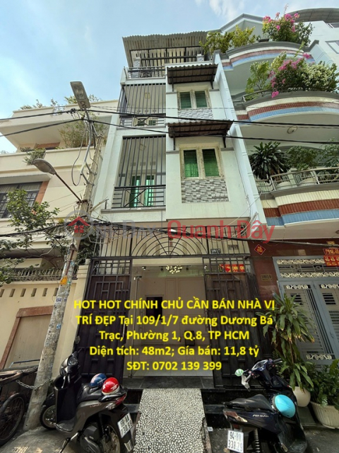 HOT HOT! OWNER NEEDS TO SELL HOUSE IN A PRIME LOCATION at 109\/1\/7 Duong Ba Trac Street, Ward 1, District 8, Ho Chi Minh City. _0