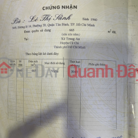 High-return investment opportunity: Land plot for sale with three road frontages in Trung An Commune, Cu Chi District, Ho Chi Minh City. High-return investment opportunity: Land plot for sale with three road frontages in Trung An Commune, Cu Chi District, Ho Chi Minh City. _0