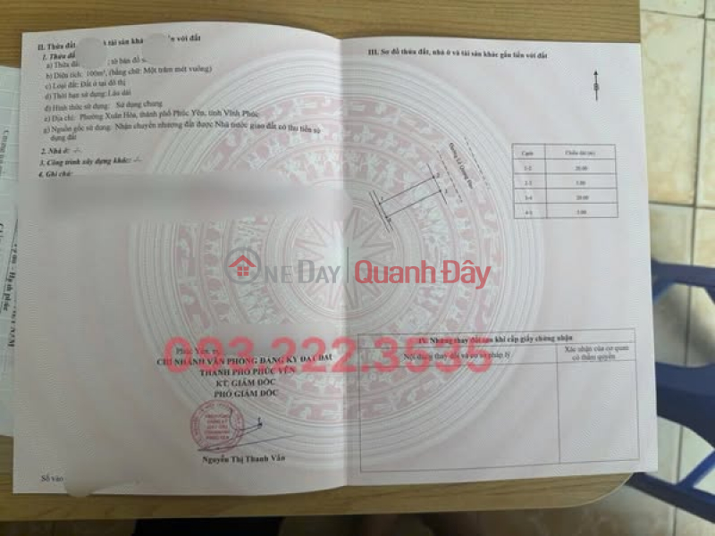 Property Search Vietnam | OneDay | Nhà ở | Niêm yết bán mặt đường Lê Quang Đạo trục đường kinh doanh rộng 36m trung tâm phường Xuân Hoà, Phú Thọ ( Phúc Yên, Vĩnh