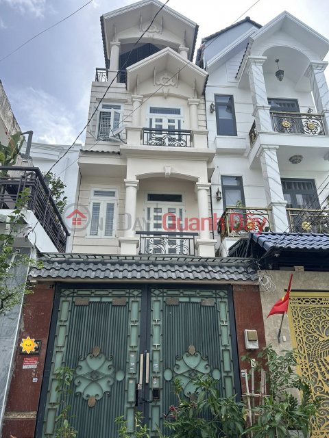 Urgent discount of 1.5 billion! House for sale 4x19m, 4 floors - Alley 10m Duong Quang Ham, Go Vap - Only 9.5 billion _0