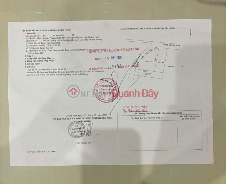 NHÀ ĐẸP – GIÁ TỐT –CẦN BÁN NHÀ BIỆT THỰ ĐẸP TẠI Phố Hai Bà Trưng, P.Cẩm An, Hội An, Quảng Nam Niêm yết bán