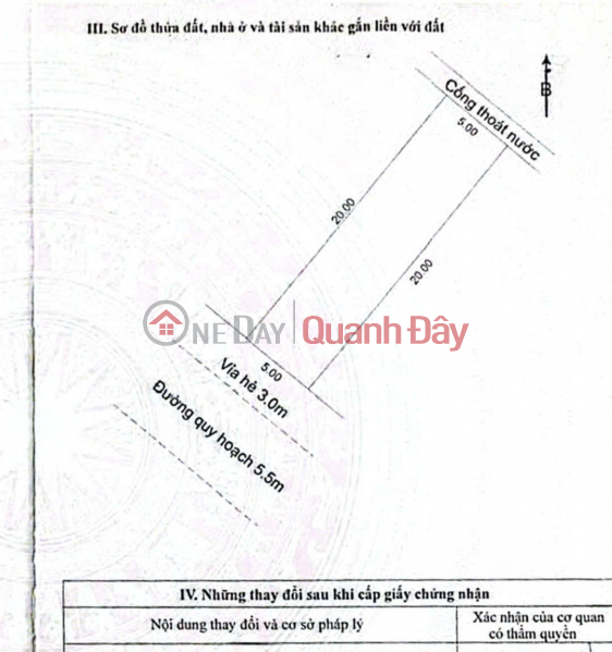 Land for sale on Trung Lap 8 Street, next to 10 Ori Garden apartment buildings. Sales Listings