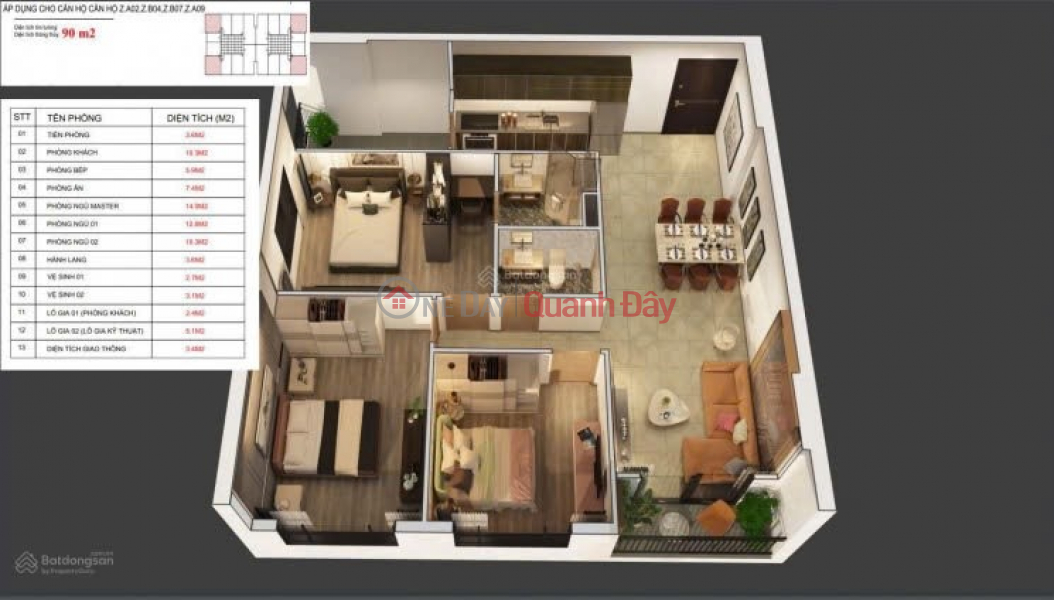 Property Search Vietnam | OneDay | Residential, Sales Listings | I am the owner and need to sell a 3-bedroom corner apartment in Zen building, Feliz Homes project, center of Hoang Mai district.