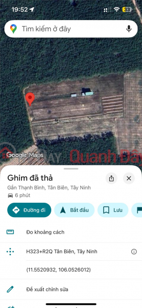 THANH PHU LAND - THANH BINH - TAY NINH - Land by Owner, Good Price, 1008m2, Only 405 Million Sales Listings