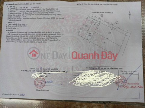 CHÍNH CHỦ CẦN BÁN 50 M2 ĐẤT ĐA TỐN, GIÁ NHỈNH 4 TỶ, LH 0985865658 _0