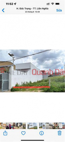 LAND BEAUTIFUL LOCATION - GOOD PRICE - For Quick Sale LAND Prime Location In Lien Hiep, Duc Trong, Lam Dong Sales Listings