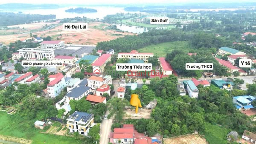 LÔ ĐẤT “HOA HẬU” TRUNG TÂM HÀNH CHÍNH – PHƯỜNG XUÂN HOÀ – CẠNH HỒ, GOLF, TRƯỜNG HỌC – GIÁ CHỈ 4,X TỶ, Việt Nam, Bán đ 4,8 tỷ